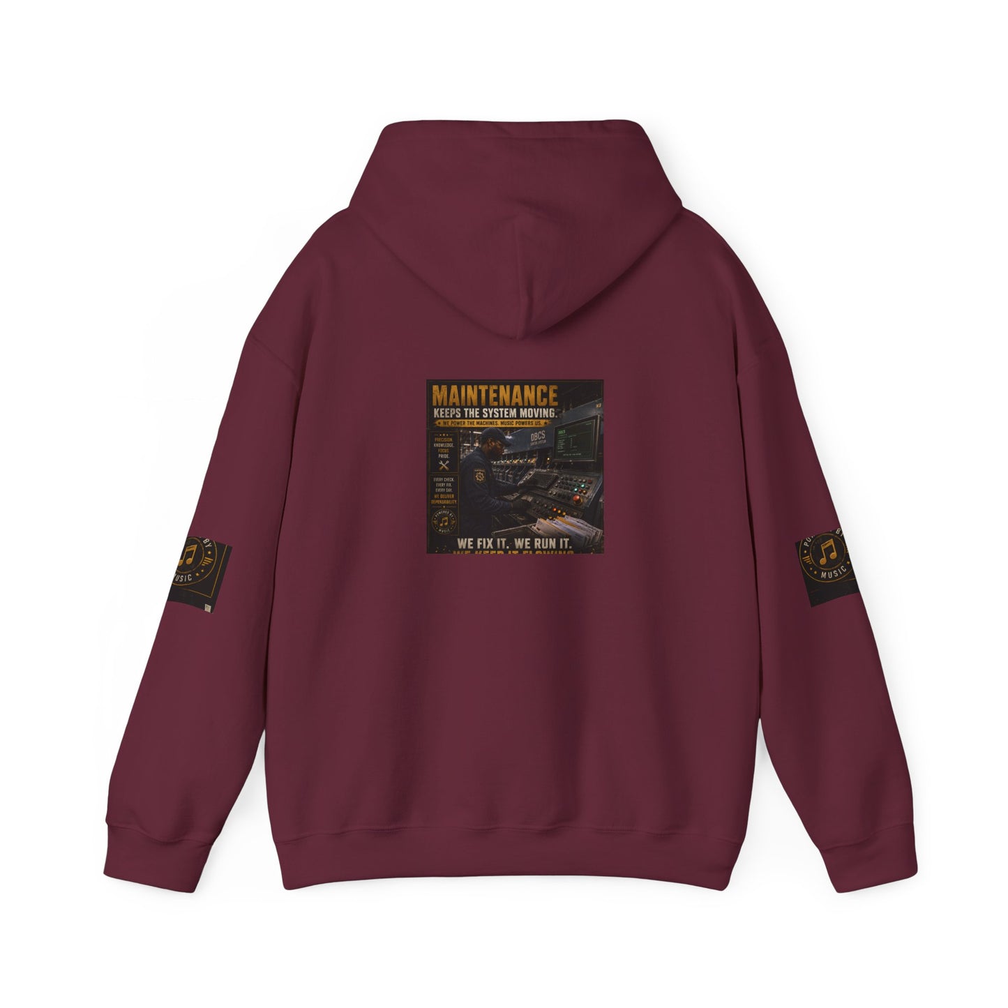 Postal Music — Maintenance Keeps the System Moving — Core Pullover Hoodie