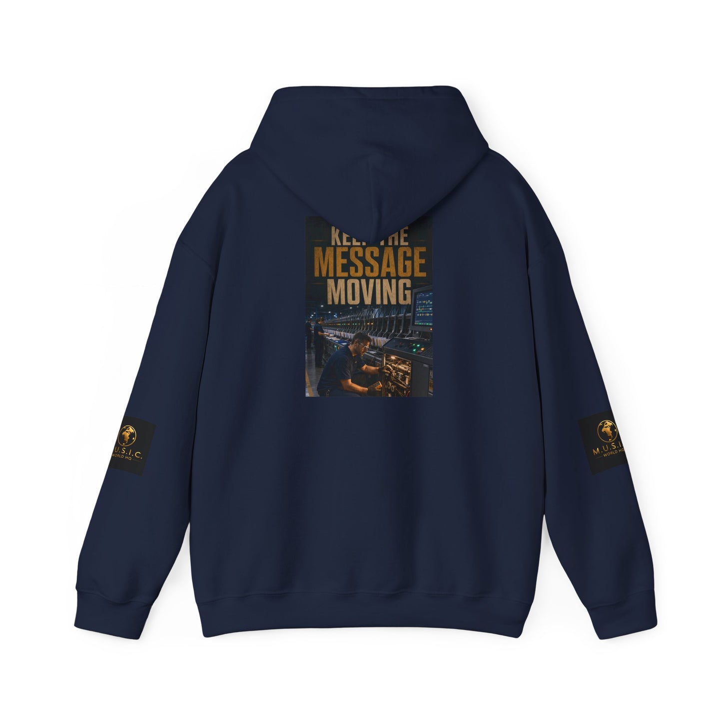 Postal Music — Keep the Message Moving — Core Pullover Hoodie