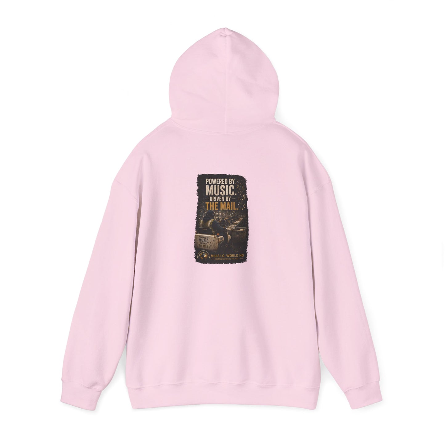 Postal Music - Powered by Music Hoodie - Colorways B