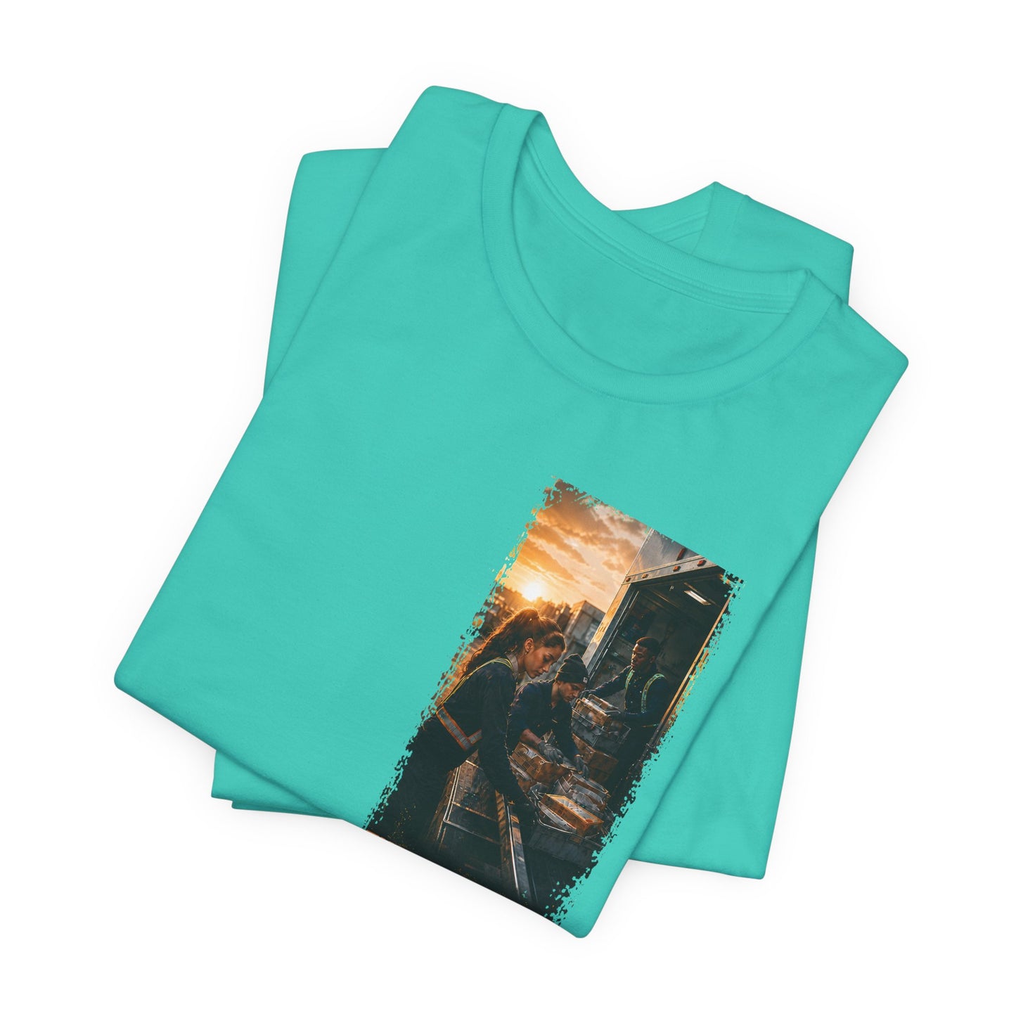 Postal Music — The Next Tour Premium Unisex T-Shirt — Color Group 10 of 11