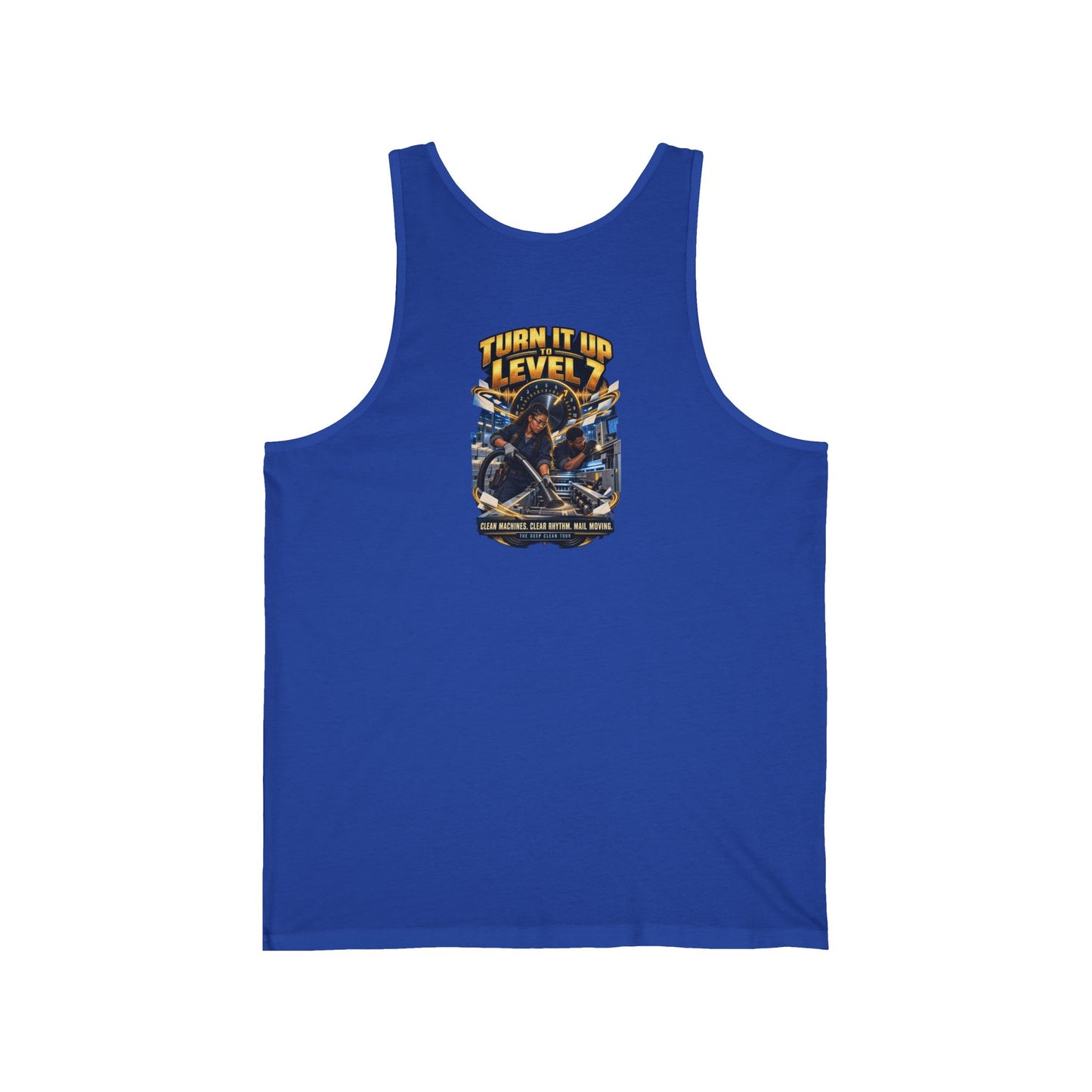 Postal Music - Turn It Up to Level 7 - Unisex Tank Top