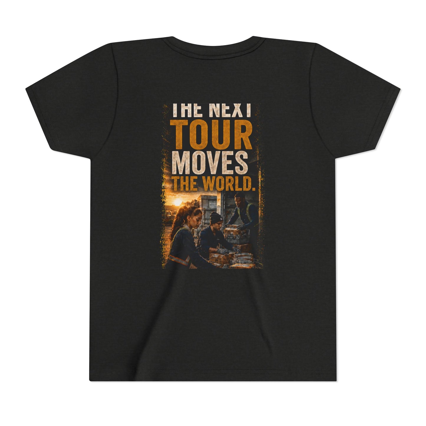 Postal Music — The Next Tour Youth T-Shirt — Color Group 1 of 2