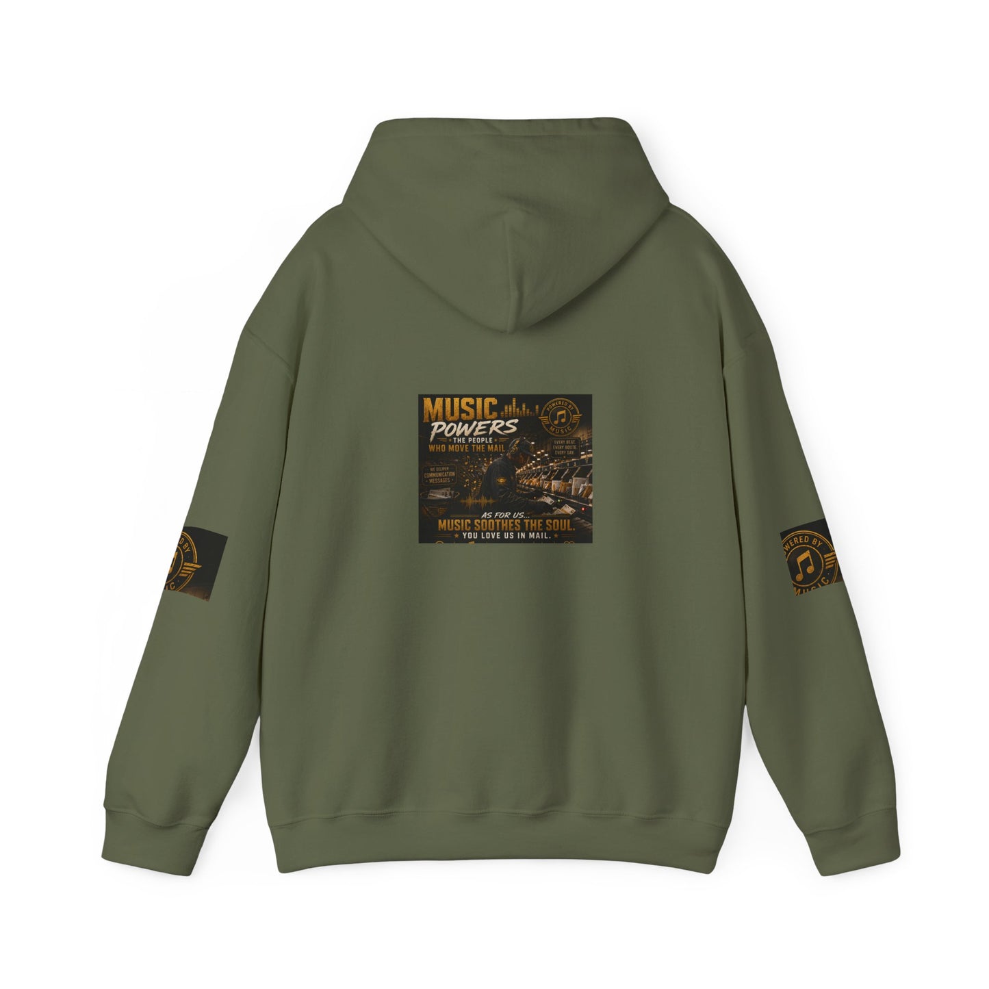 Postal Music — Music Powers the People — Core Pullover Hoodie