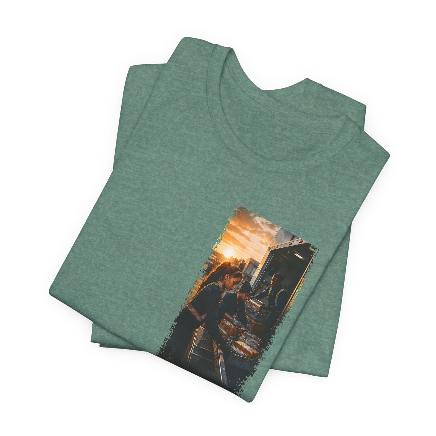 Postal Music — The Next Tour Premium Unisex T-Shirt — Color Group 4 of 11
