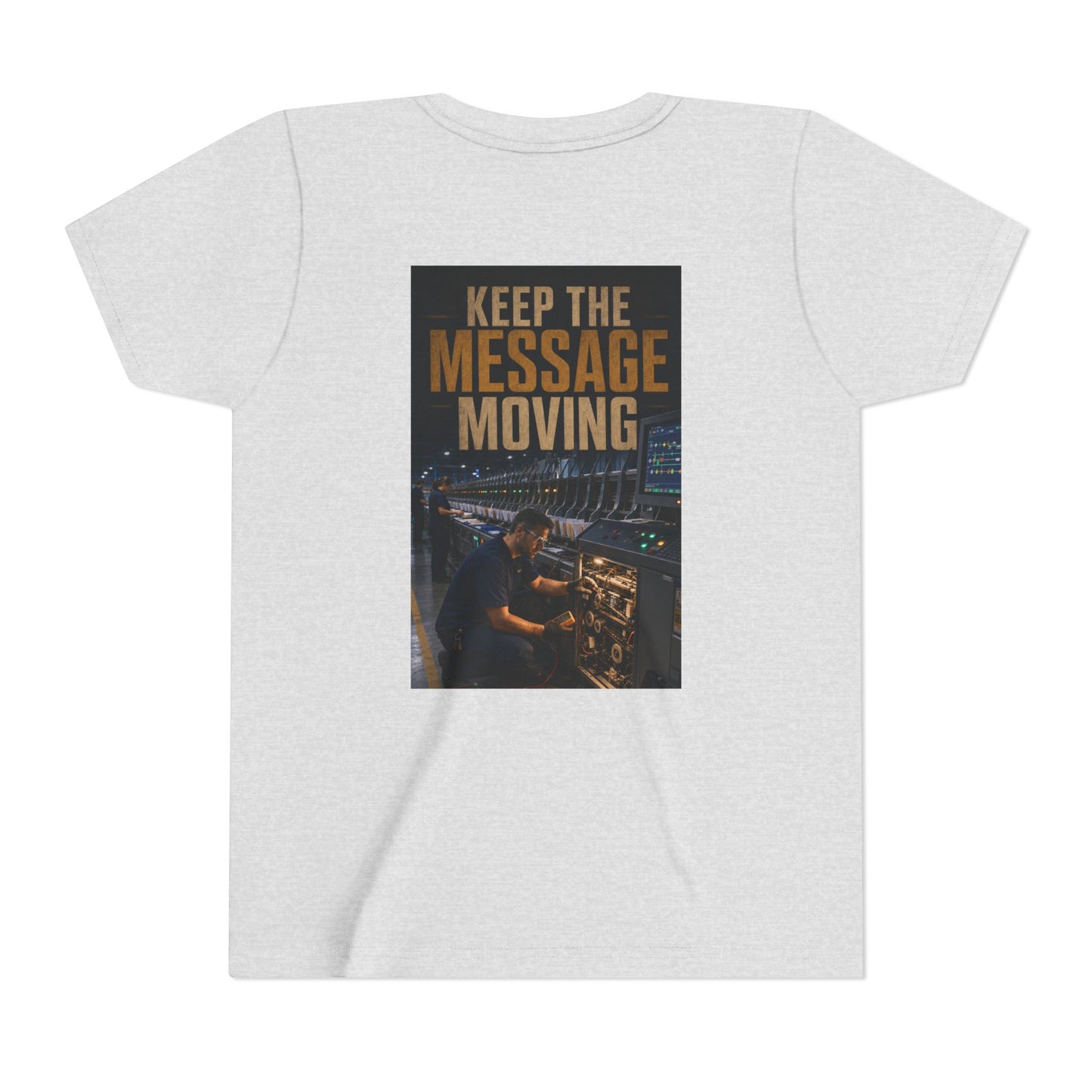 Postal Music — Keep the Message Moving — Youth T-Shirt