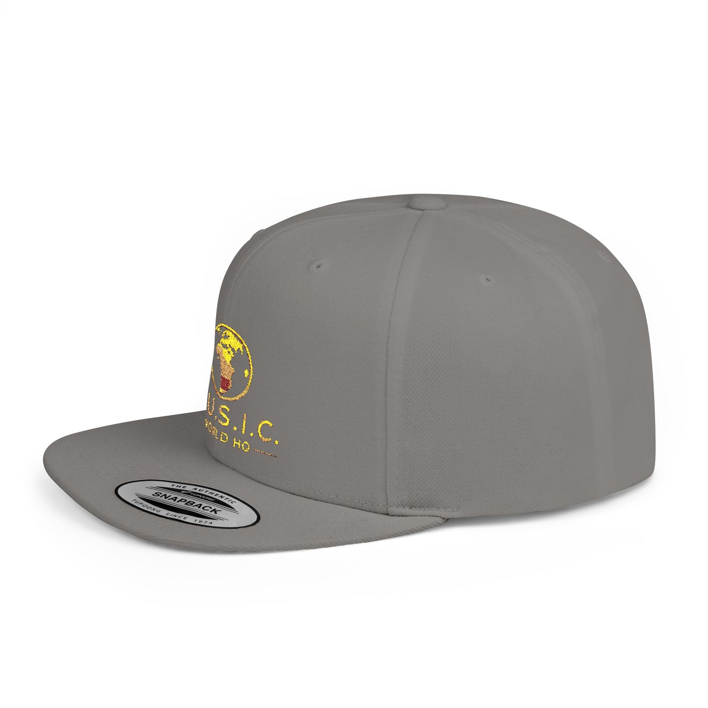 M.U.S.I.C. World HQ Heritage Premium Flat-Bill Snapback