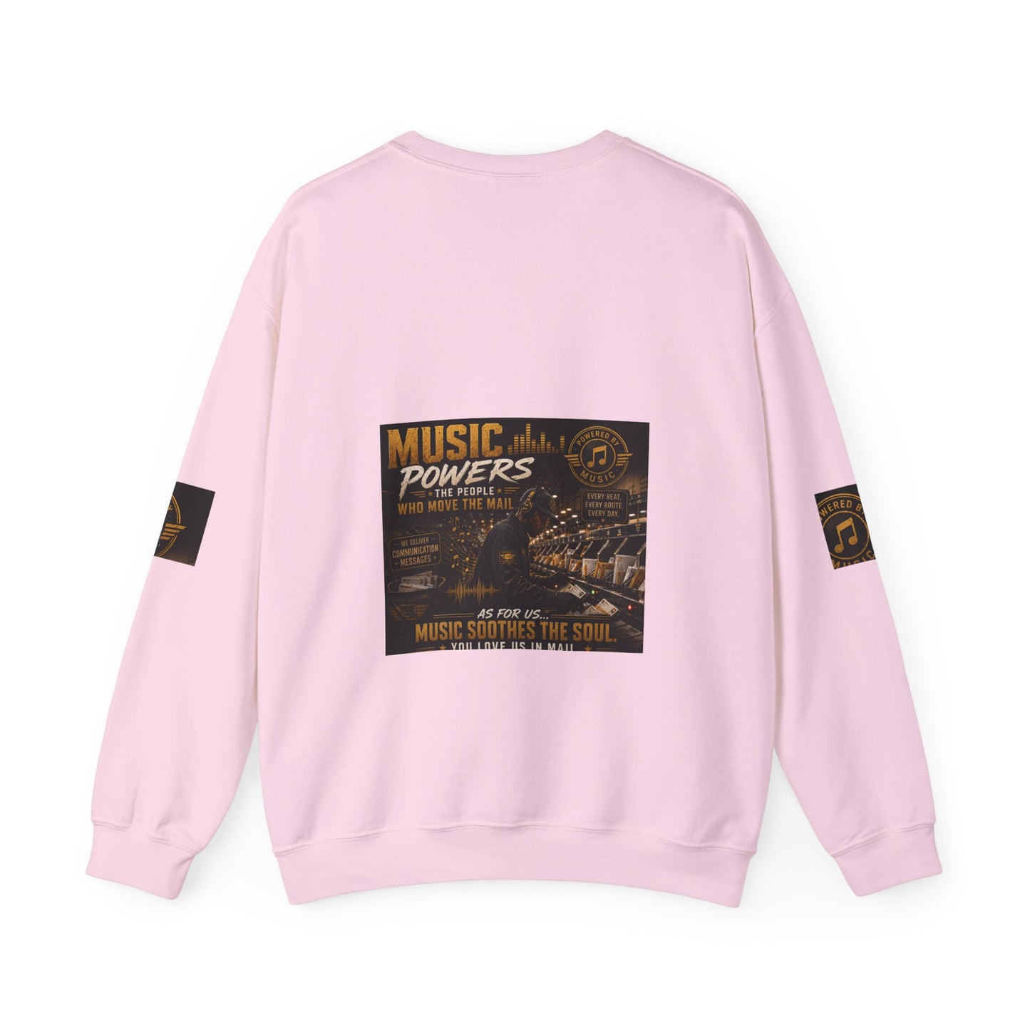 Postal Music — Music Powers the People — Core Crewneck Sweatshirt