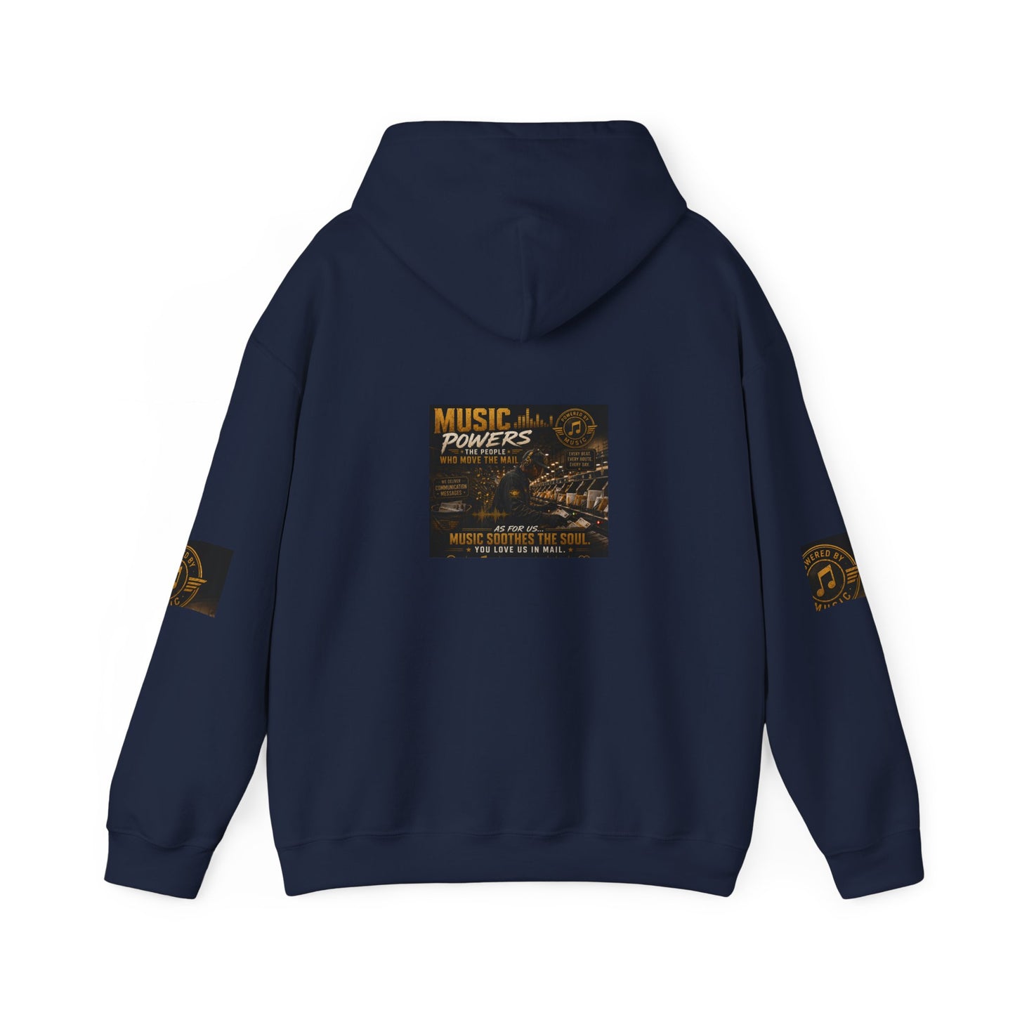 Postal Music — Music Powers the People — Core Pullover Hoodie