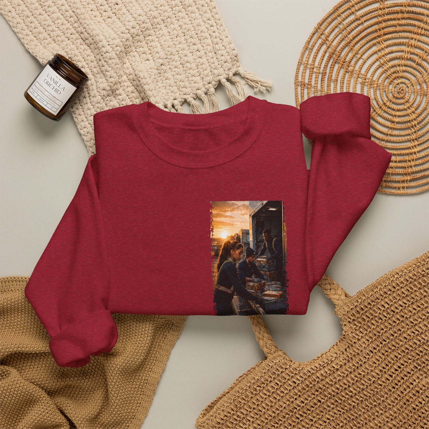 Postal Music — The Next Tour Core Crewneck Sweatshirt — Color Group 1 of 3
