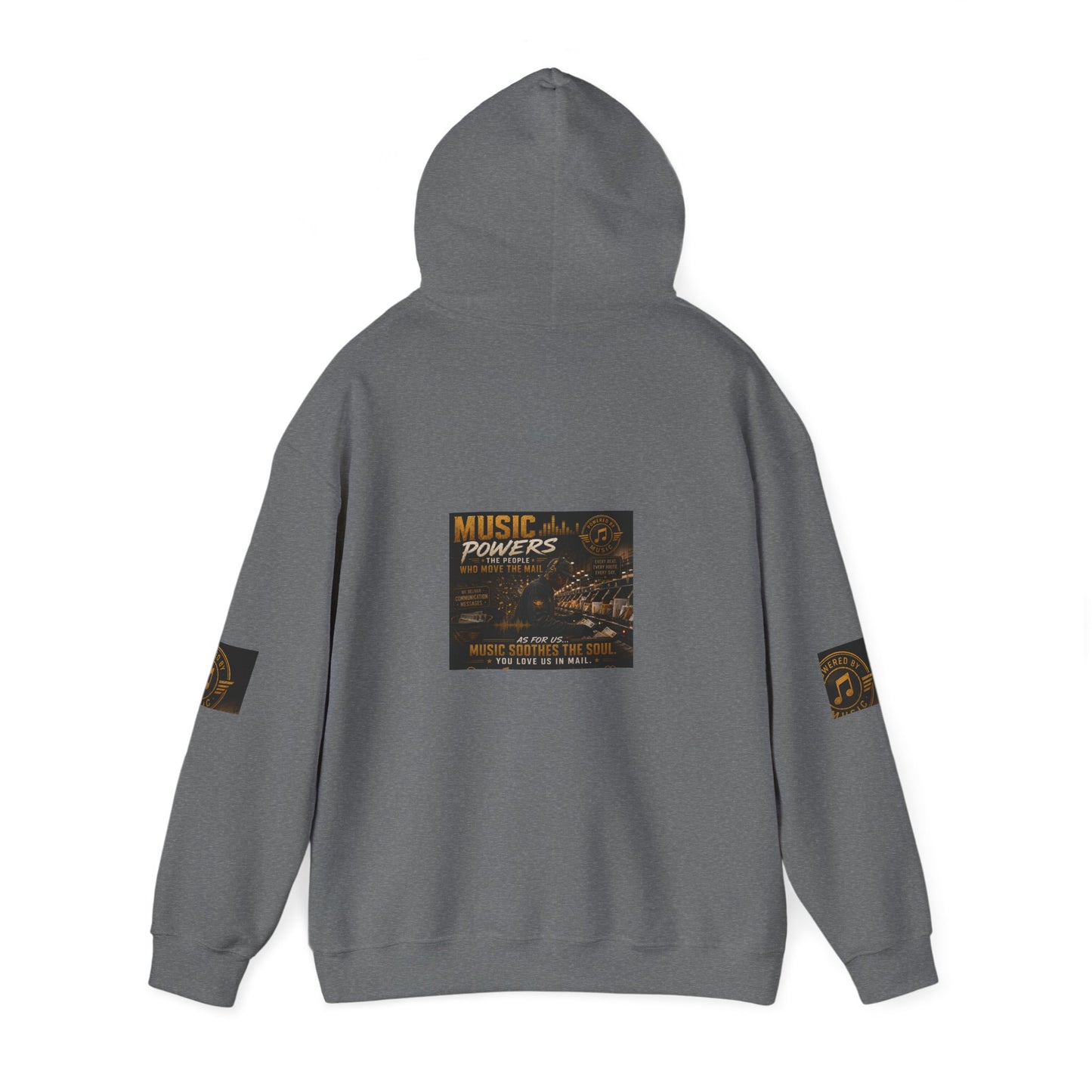 Postal Music — Music Powers the People — Core Pullover Hoodie