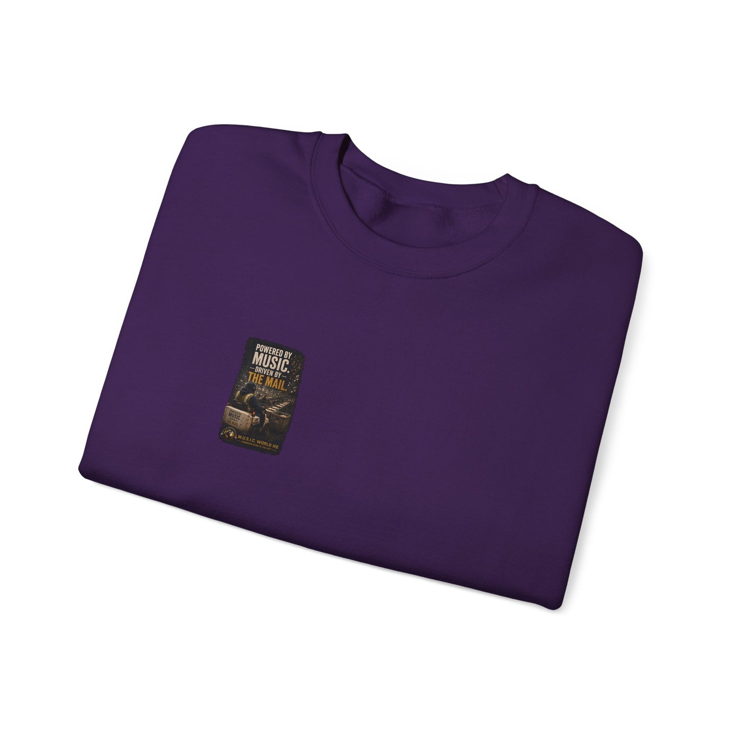Postal Music - Powered by Music Crewneck Sweatshirt - Colorways B
