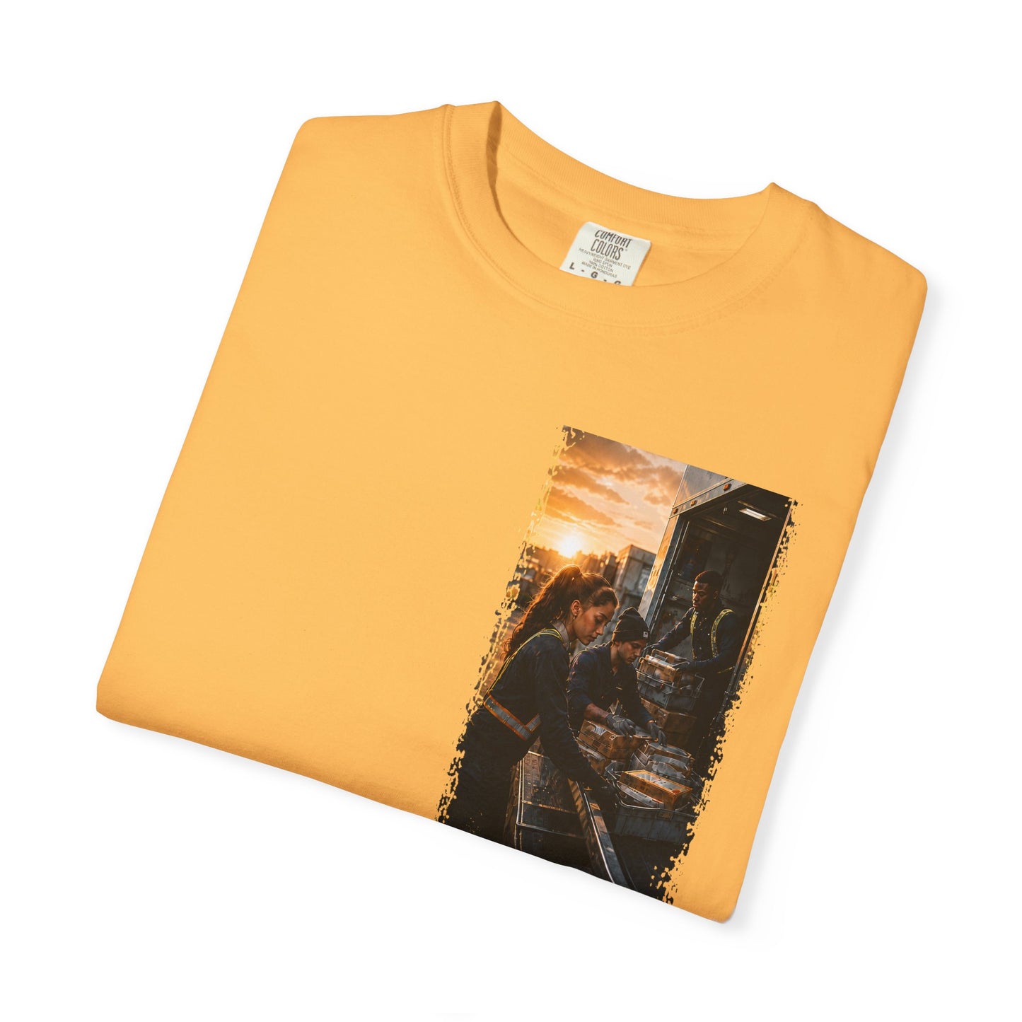 Postal Music — The Next Tour Garment-Dyed T-Shirt — Color Group 2 of 4