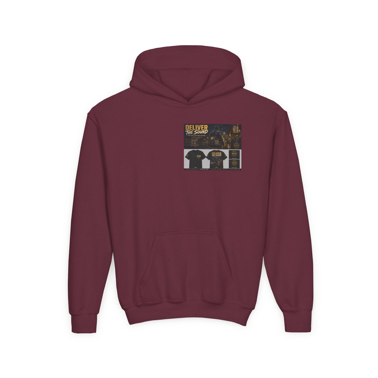 Postal Music — Deliver the Sound — Youth Hoodie