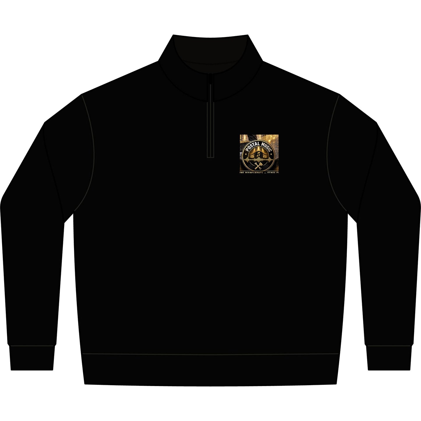 Postal Music - We Set the Stage - Unisex Fleece Quarter-Zip Pullover