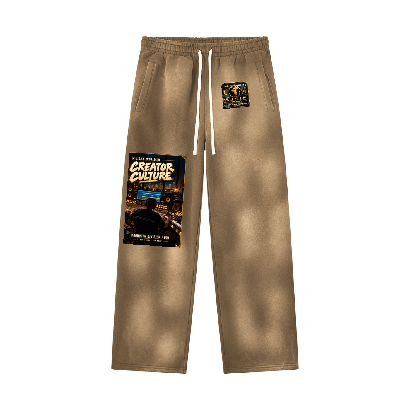 M.U.S.I.C. World HQ Creator Culture – Producer Division 001 Sunfade Sweatpants