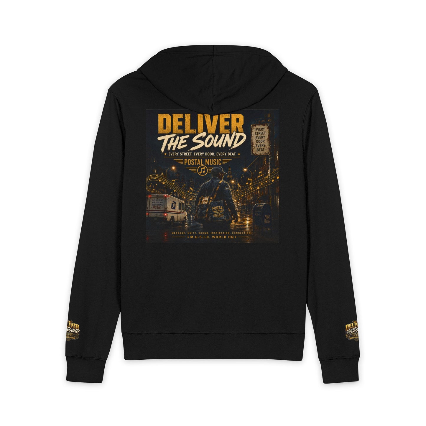 Postal Music — Deliver the Sound — Full-Zip Hoodie