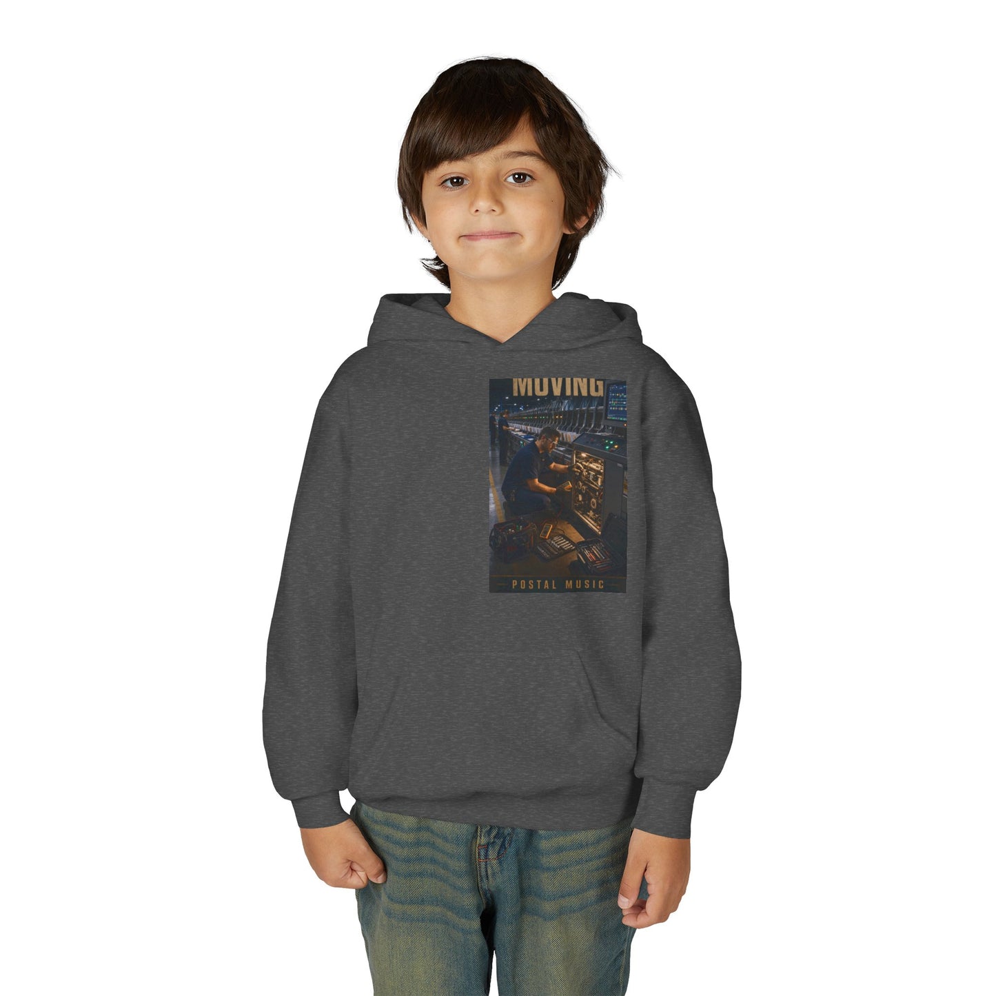 Postal Music — Keep the Message Moving — Youth Hoodie