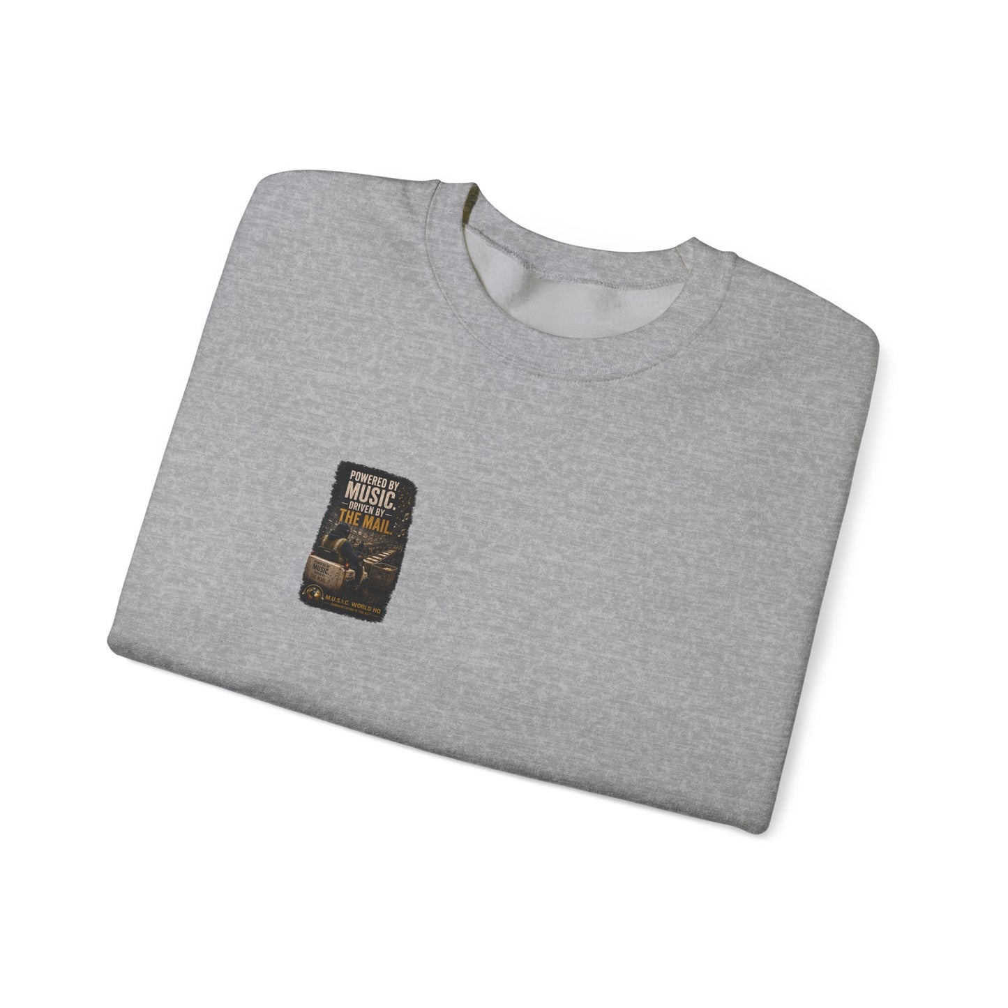 Postal Music - Powered by Music Crewneck Sweatshirt - Colorways C