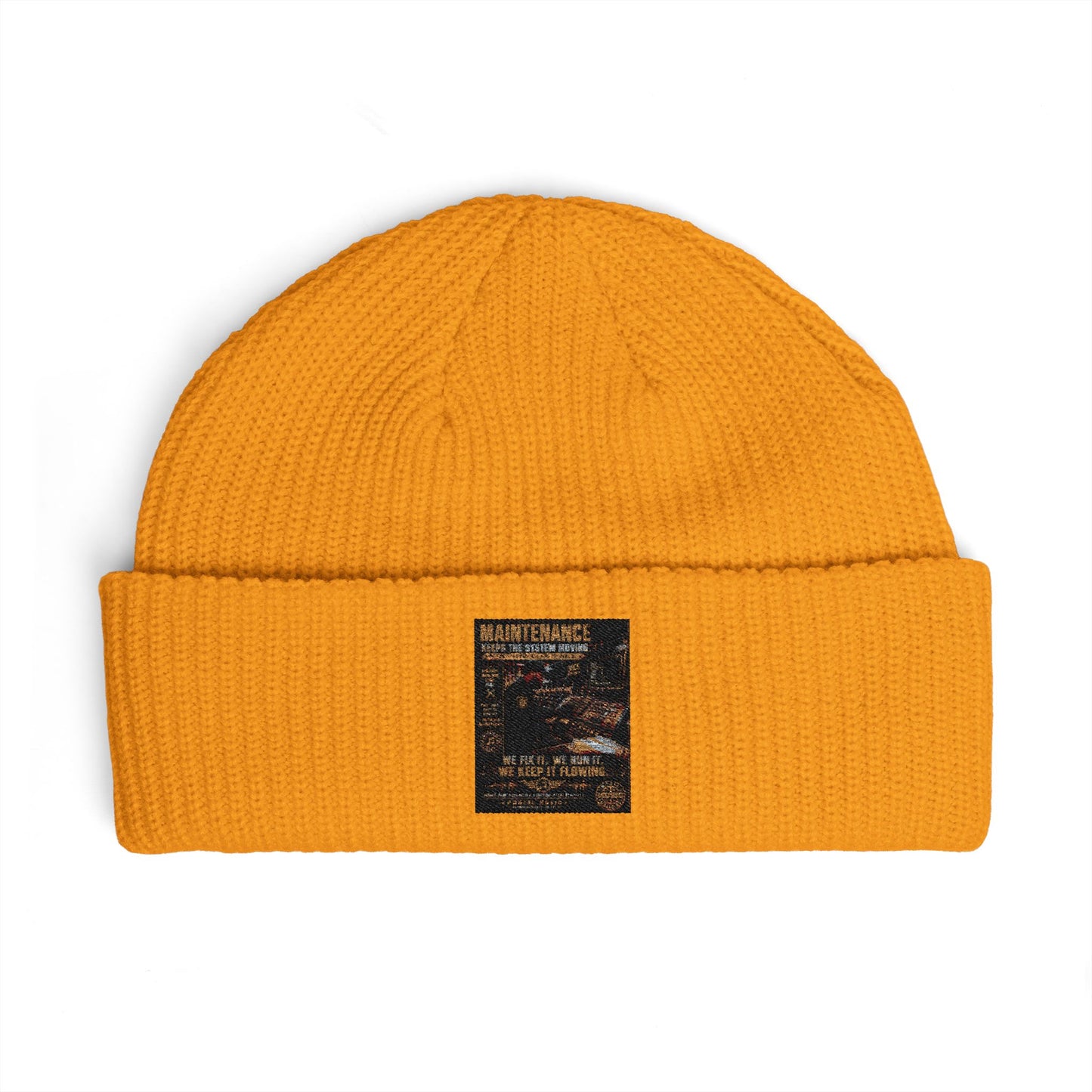 Postal Music — Maintenance Keeps the System Moving — Knit Beanie