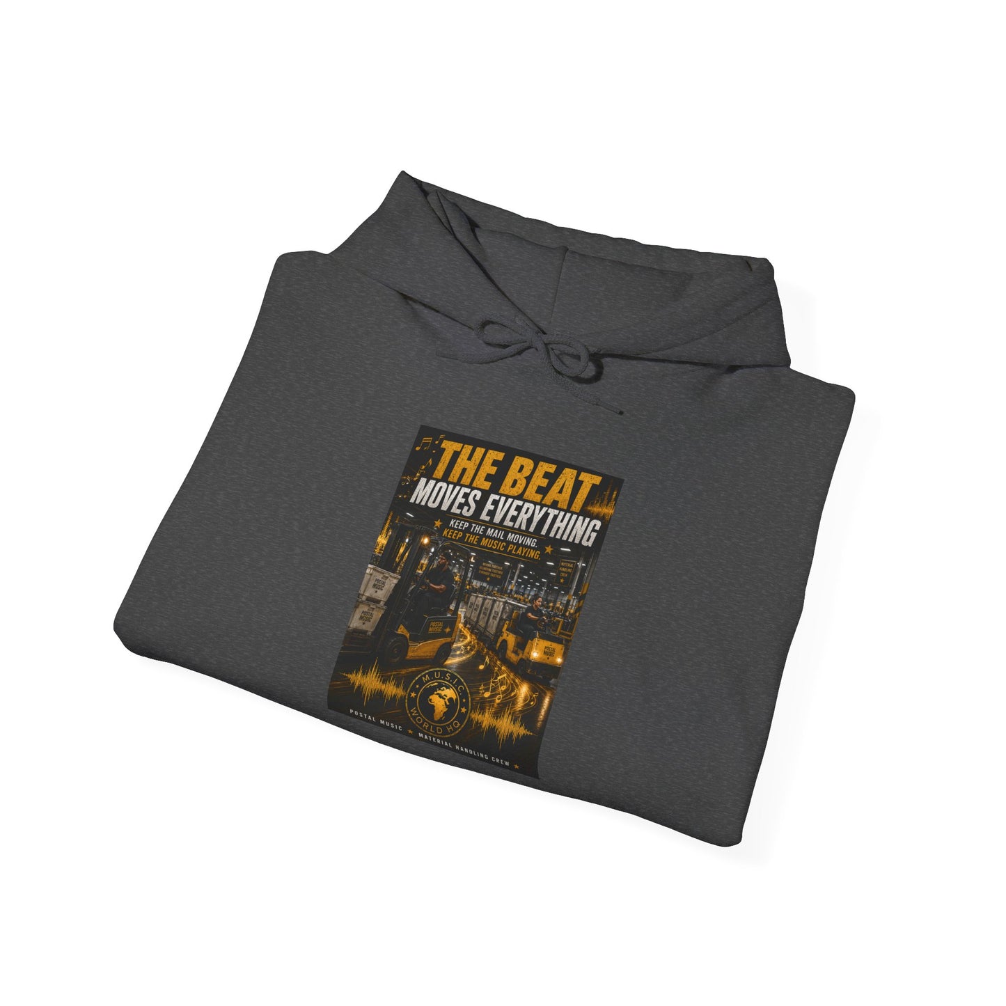 The Beat Moves Everything — Men's Hoodie | Postal Music