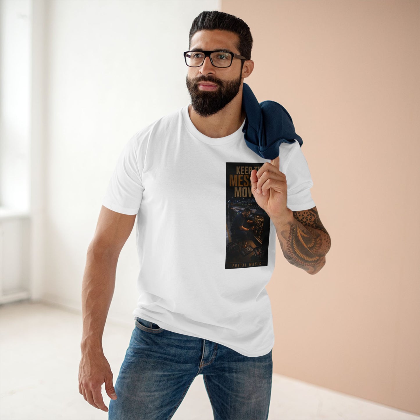 Postal Music — Keep the Message Moving — Streetwear T-Shirt