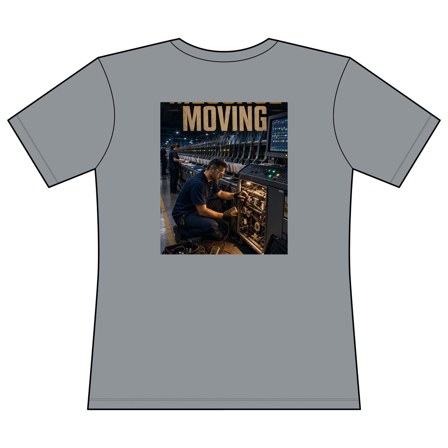 Postal Music — Keep the Message Moving — Women's Relaxed T-Shirt