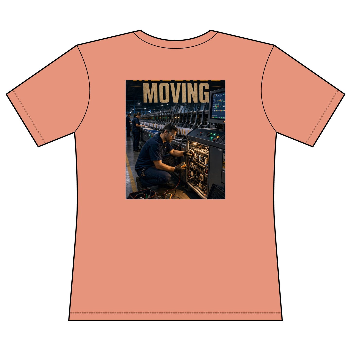 Postal Music — Keep the Message Moving — Women's Relaxed T-Shirt