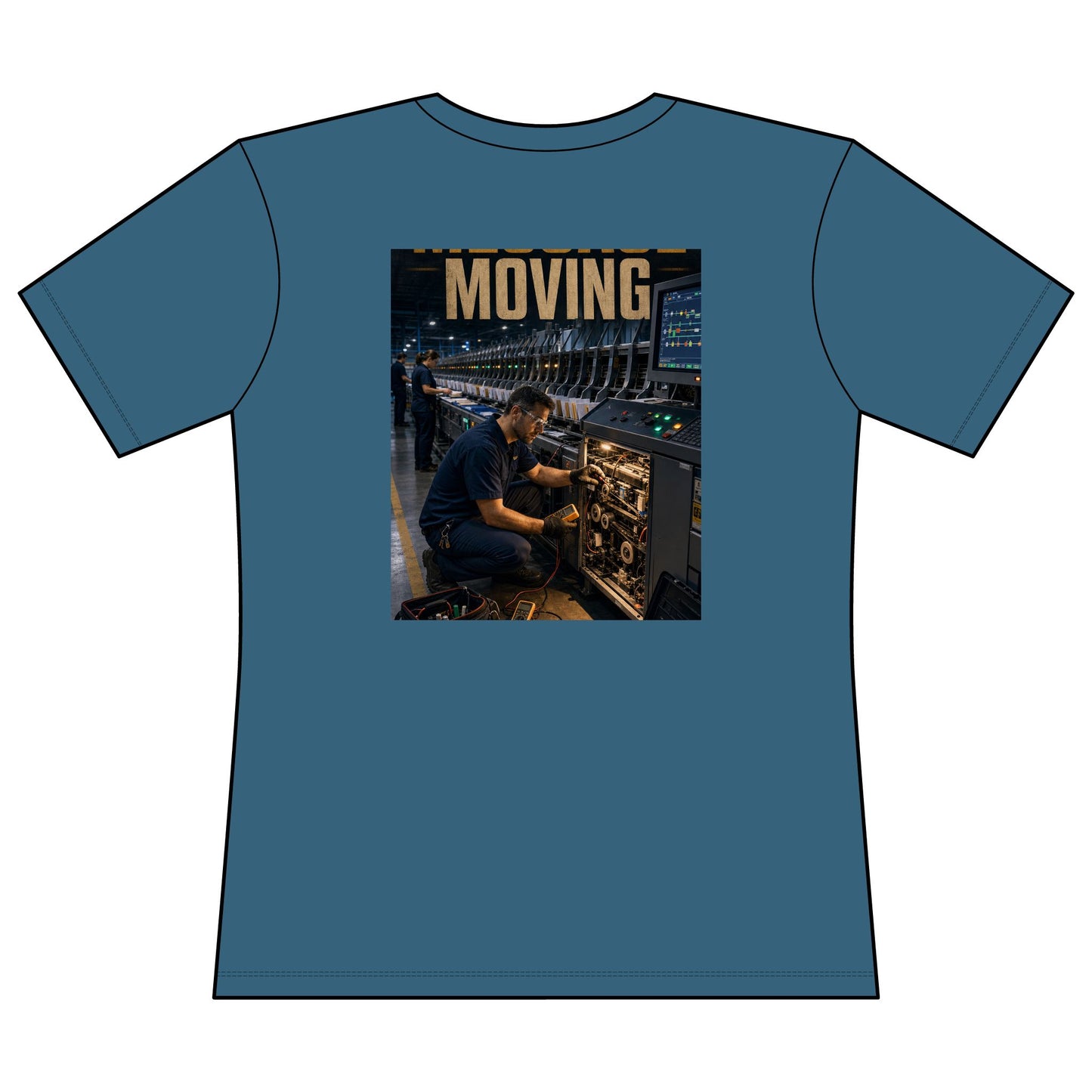 Postal Music — Keep the Message Moving — Women's Relaxed T-Shirt