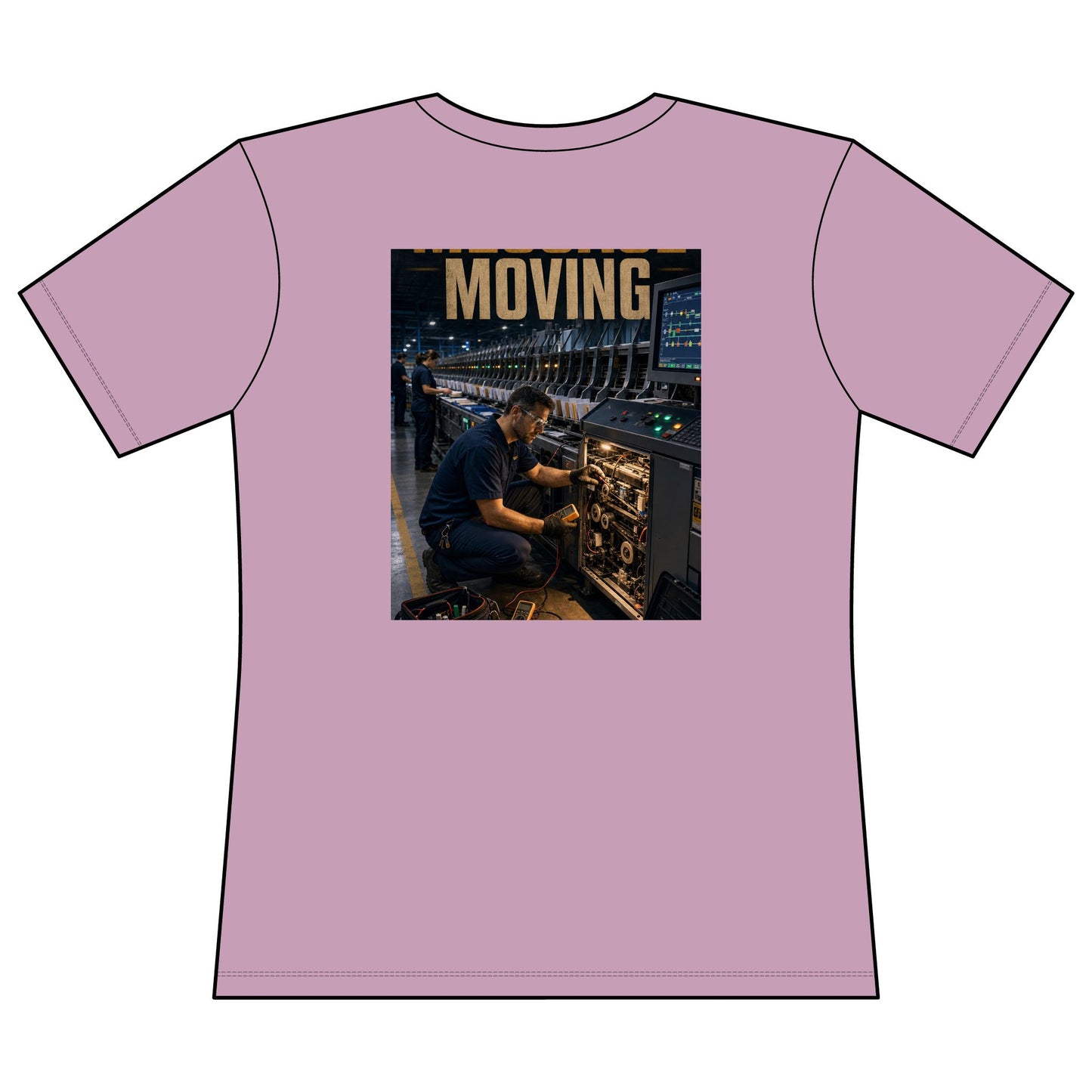 Postal Music — Keep the Message Moving — Women's Relaxed T-Shirt