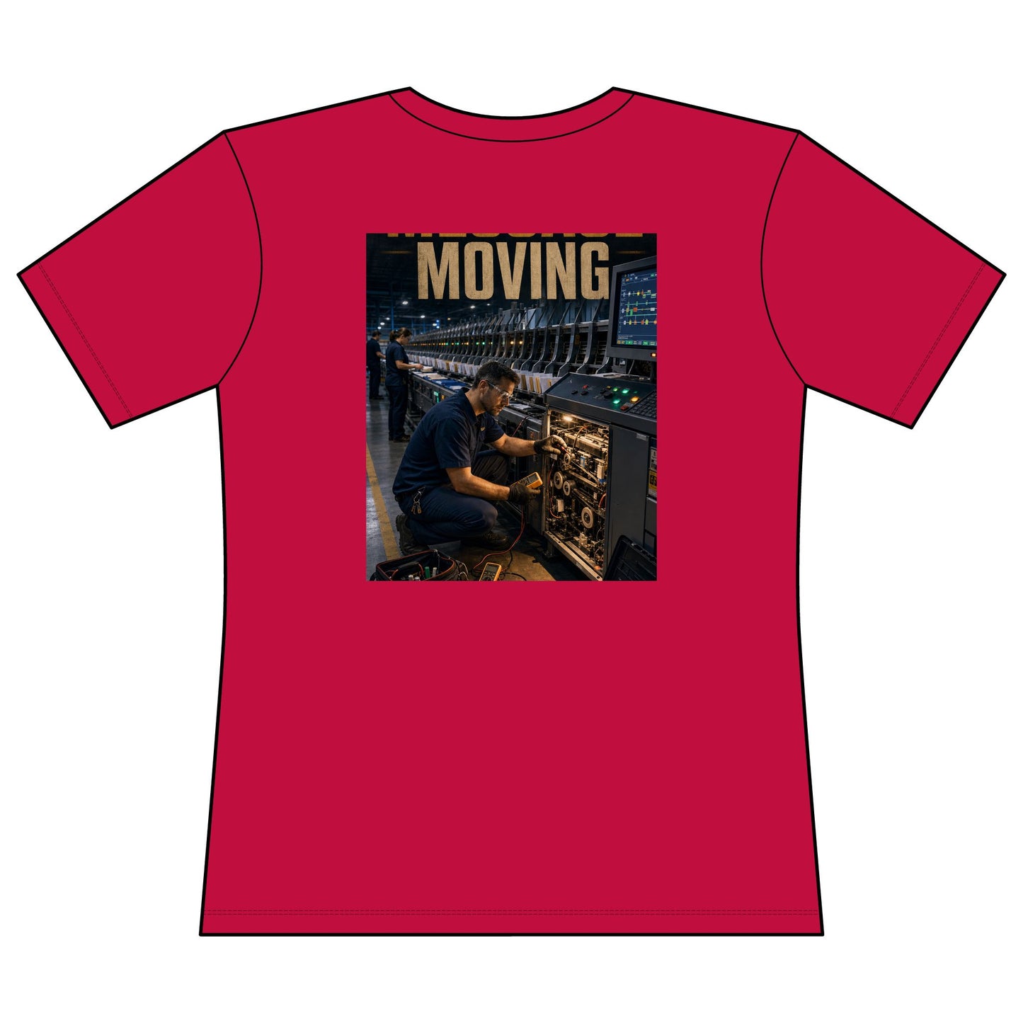 Postal Music — Keep the Message Moving — Women's Relaxed T-Shirt