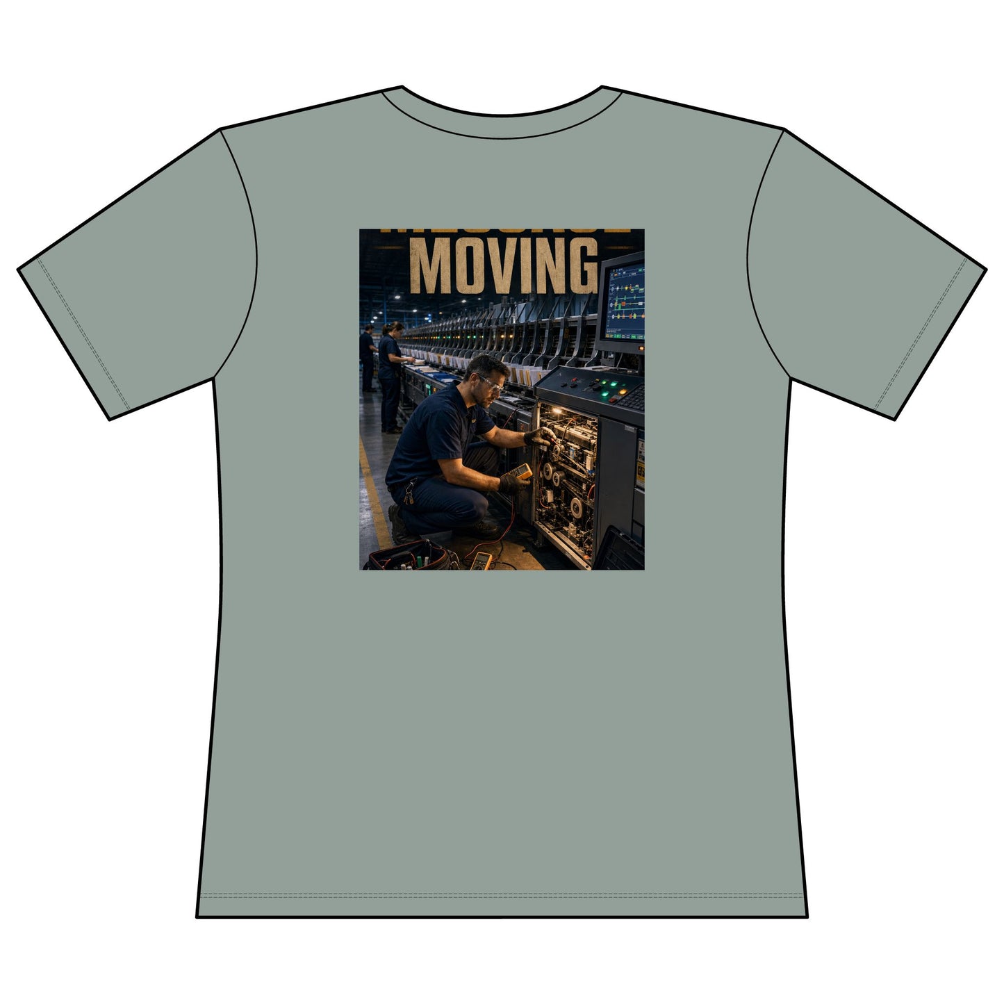 Postal Music — Keep the Message Moving — Women's Relaxed T-Shirt