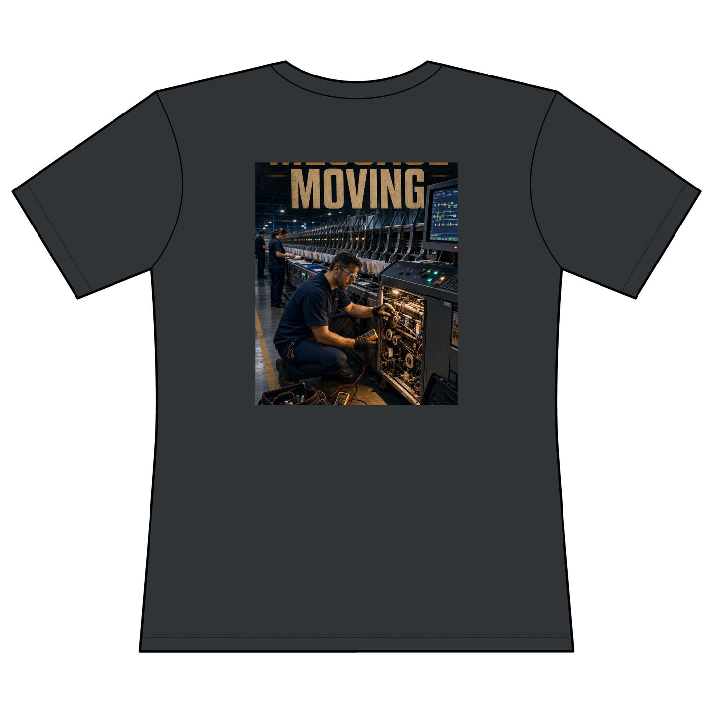 Postal Music — Keep the Message Moving — Women's Relaxed T-Shirt