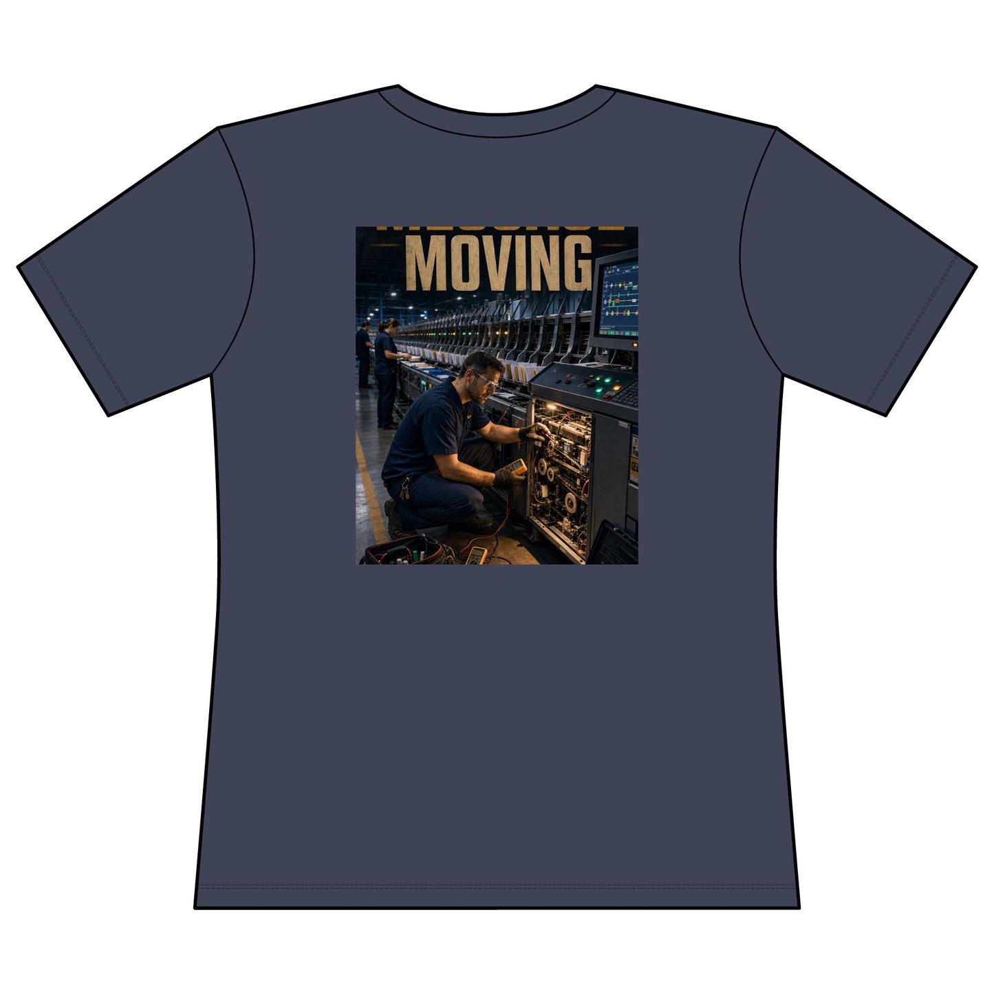 Postal Music — Keep the Message Moving — Women's Relaxed T-Shirt
