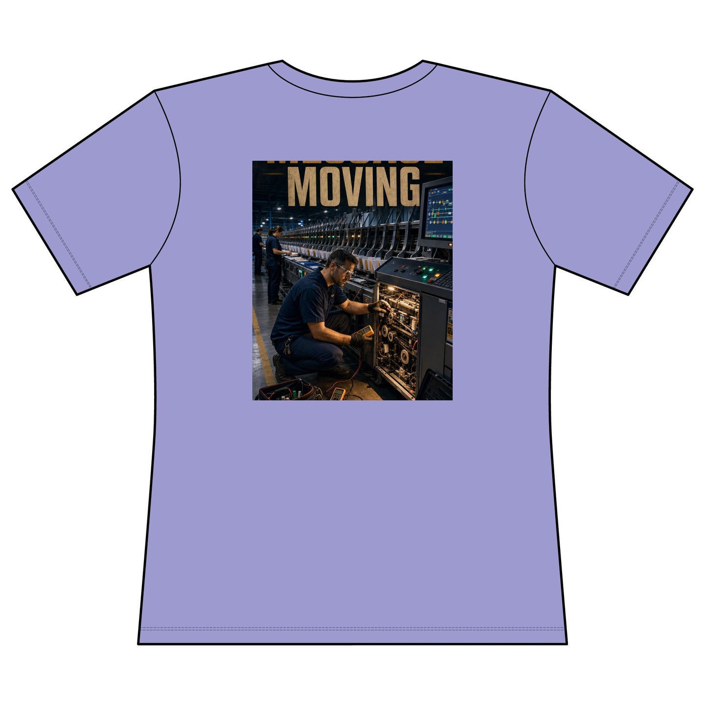 Postal Music — Keep the Message Moving — Women's Relaxed T-Shirt