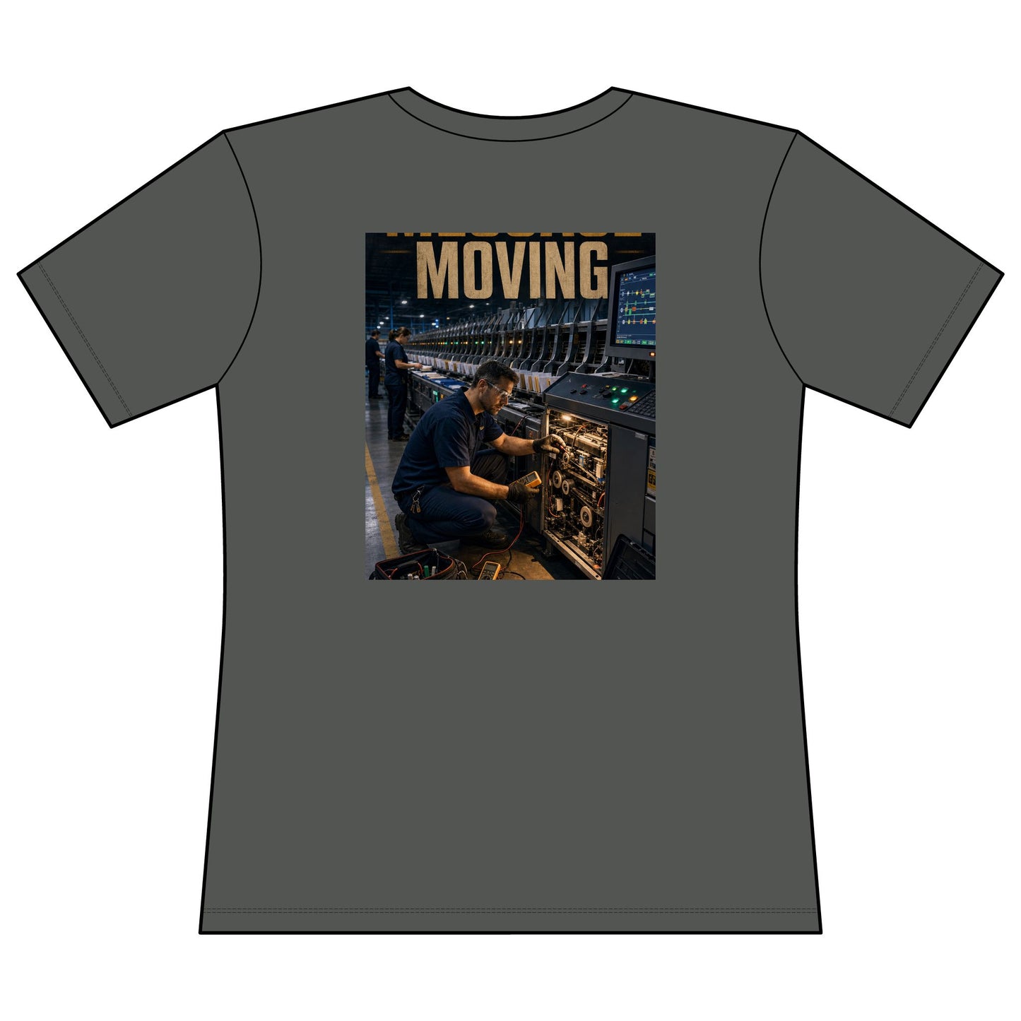 Postal Music — Keep the Message Moving — Women's Relaxed T-Shirt