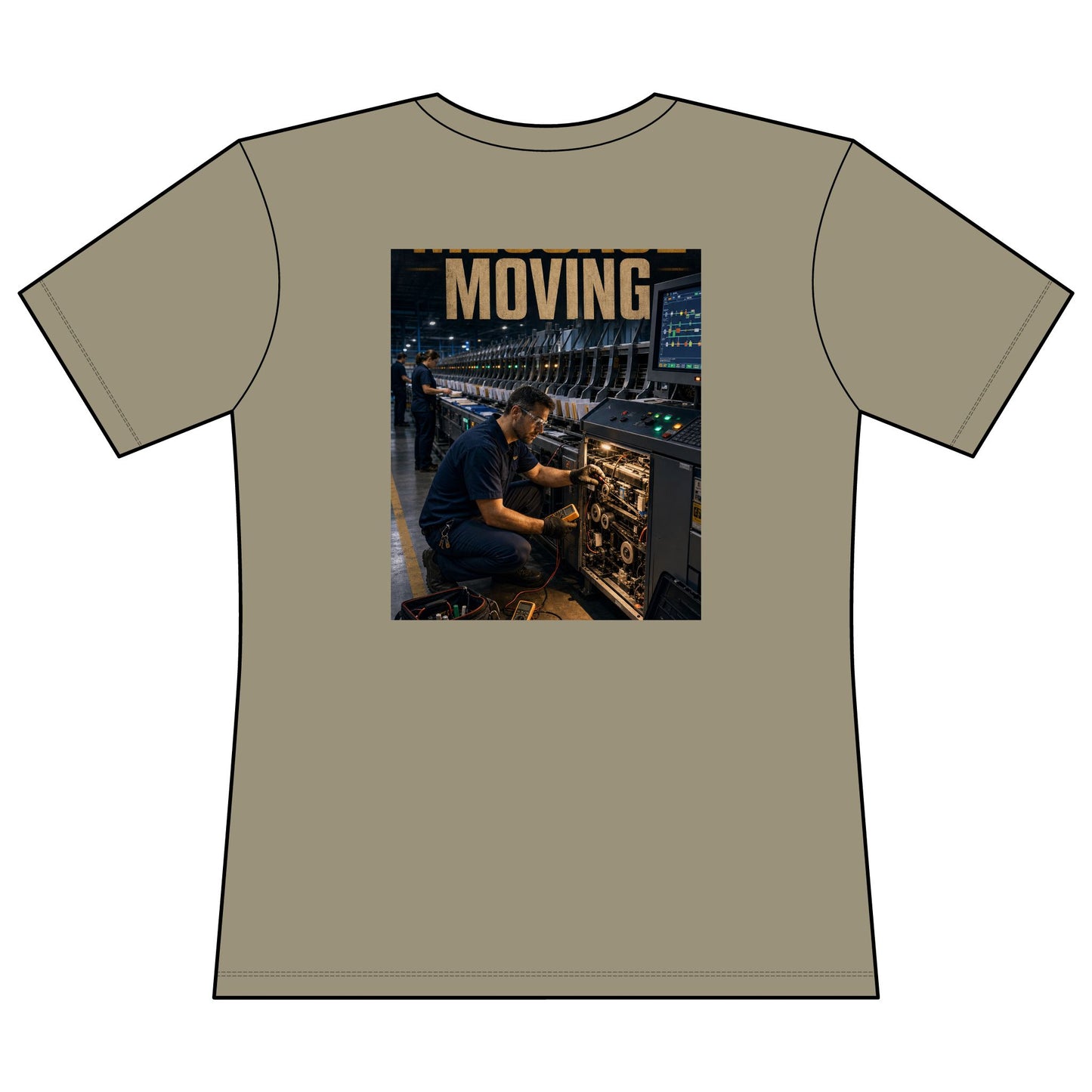 Postal Music — Keep the Message Moving — Women's Relaxed T-Shirt