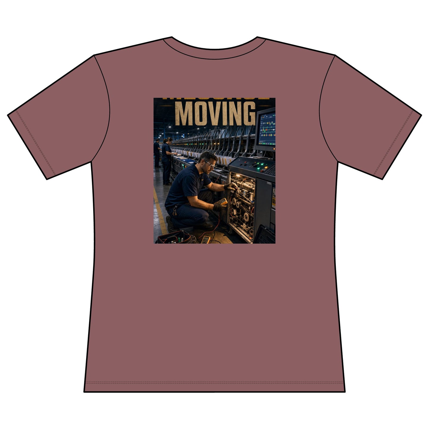 Postal Music — Keep the Message Moving — Women's Relaxed T-Shirt