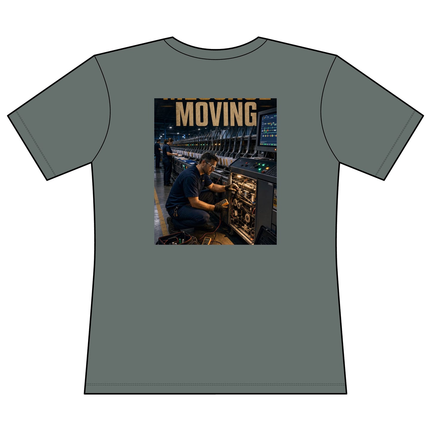Postal Music — Keep the Message Moving — Women's Relaxed T-Shirt