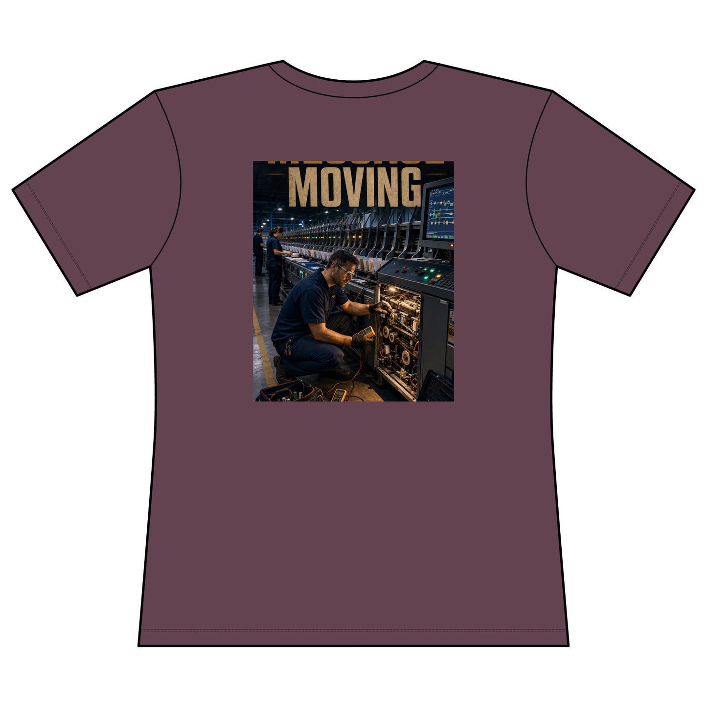 Postal Music — Keep the Message Moving — Women's Relaxed T-Shirt