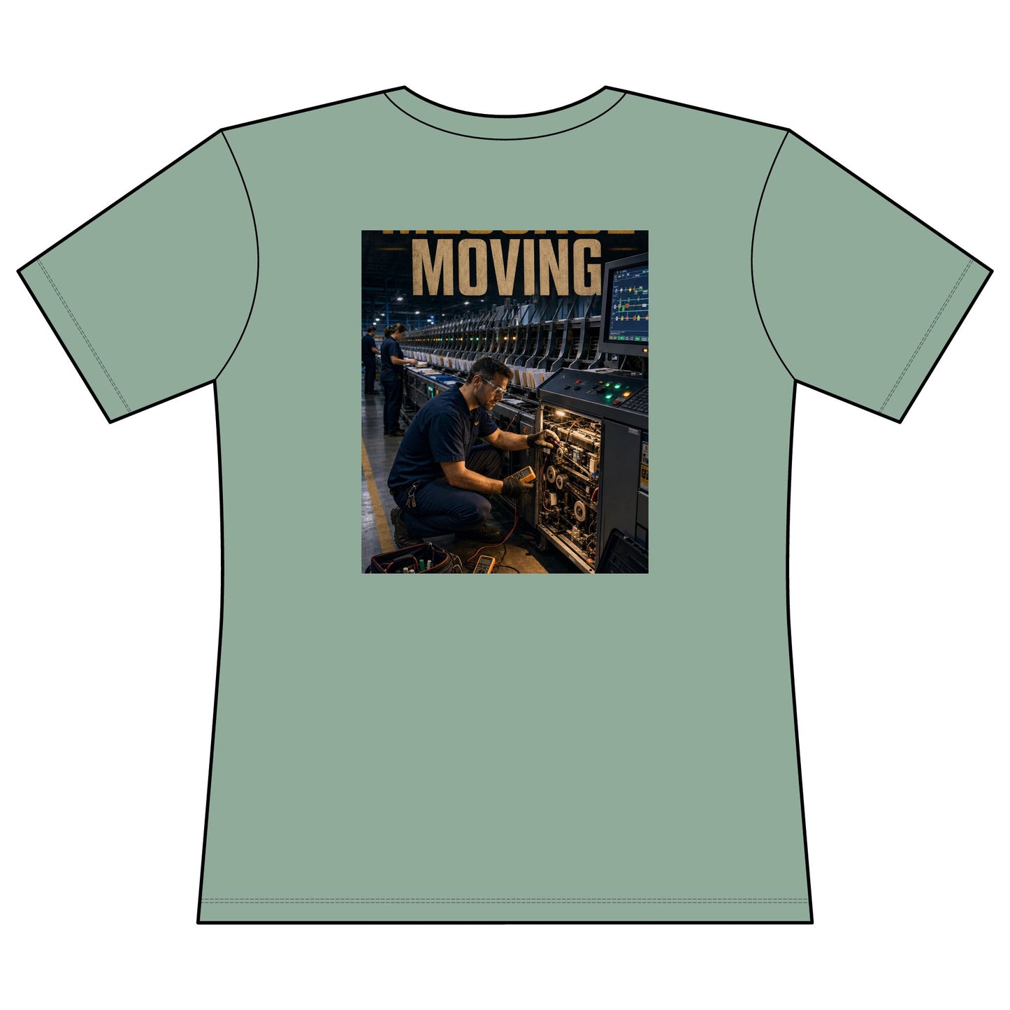 Postal Music — Keep the Message Moving — Women's Relaxed T-Shirt