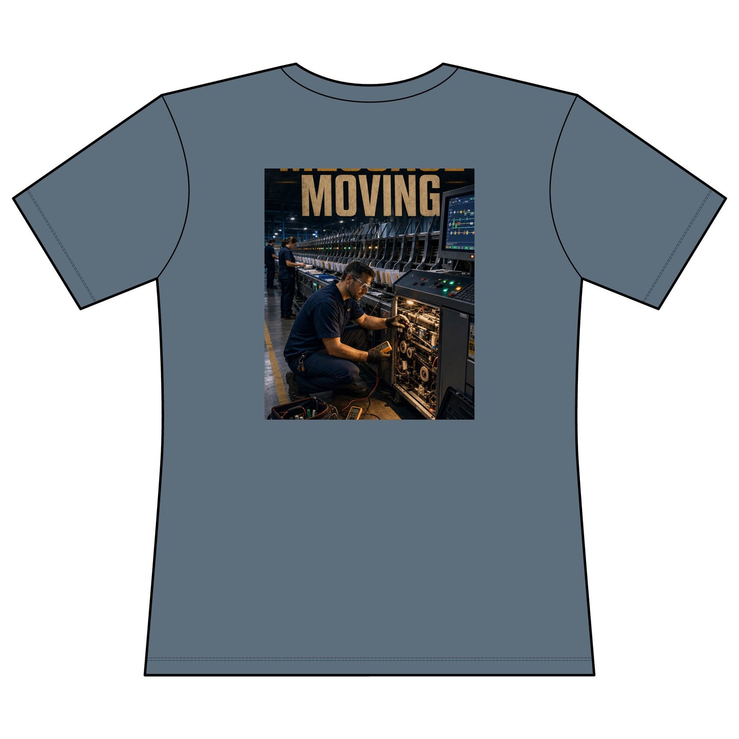 Postal Music — Keep the Message Moving — Women's Relaxed T-Shirt