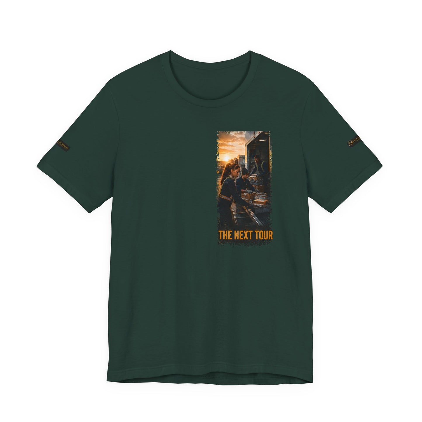 Postal Music — The Next Tour Premium Unisex T-Shirt — Color Group 3 of 11