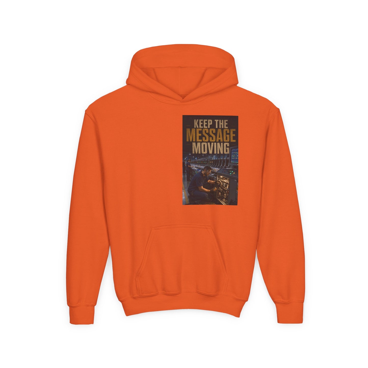 Postal Music — Keep the Message Moving — Youth Hoodie