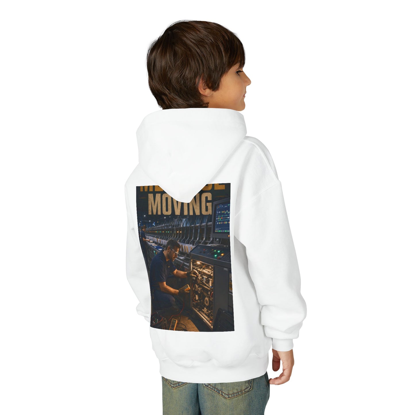 Postal Music — Keep the Message Moving — Youth Hoodie