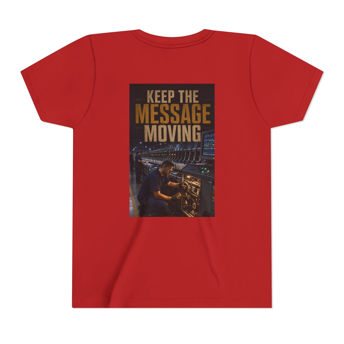 Postal Music — Keep the Message Moving — Youth T-Shirt