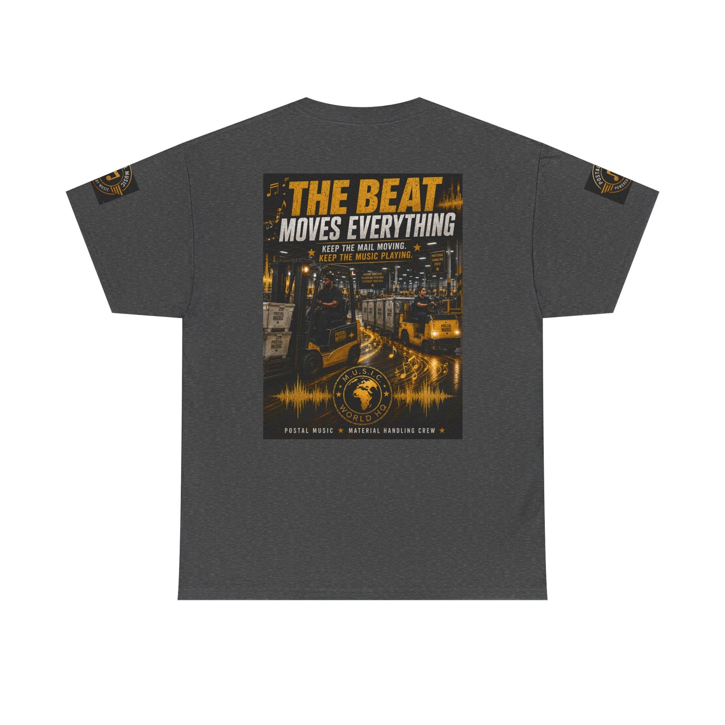 The Beat Moves Everything — Men's T-Shirt | Postal Music