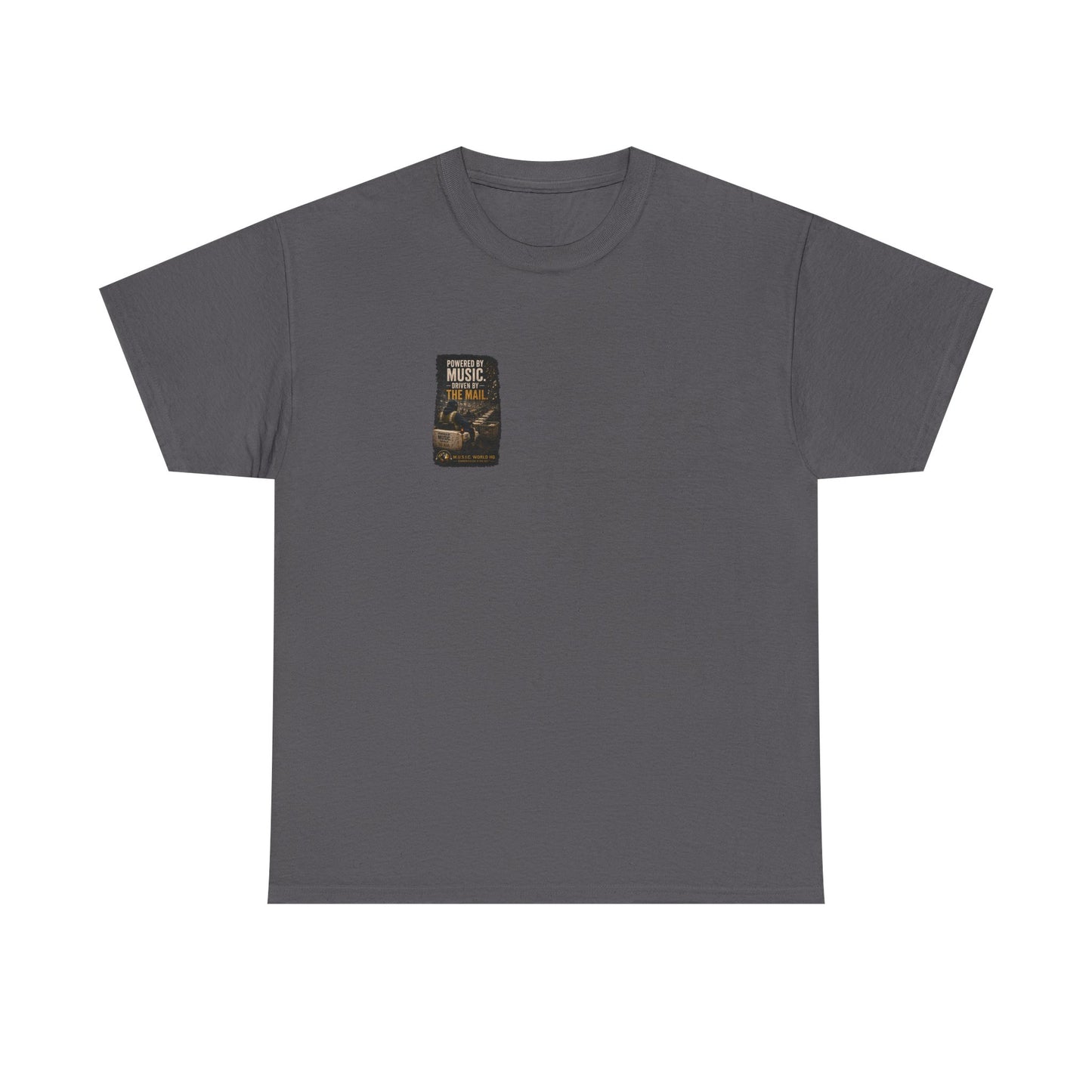 Postal Music - Powered by Music Premium T-Shirt - Colorways B