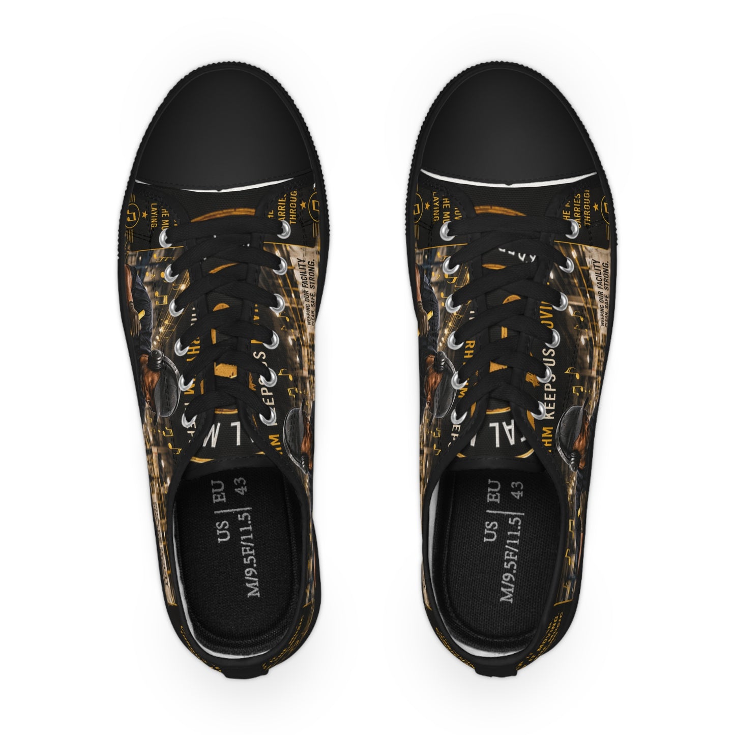 Cleaning to the Beat — Low-Top Sneakers