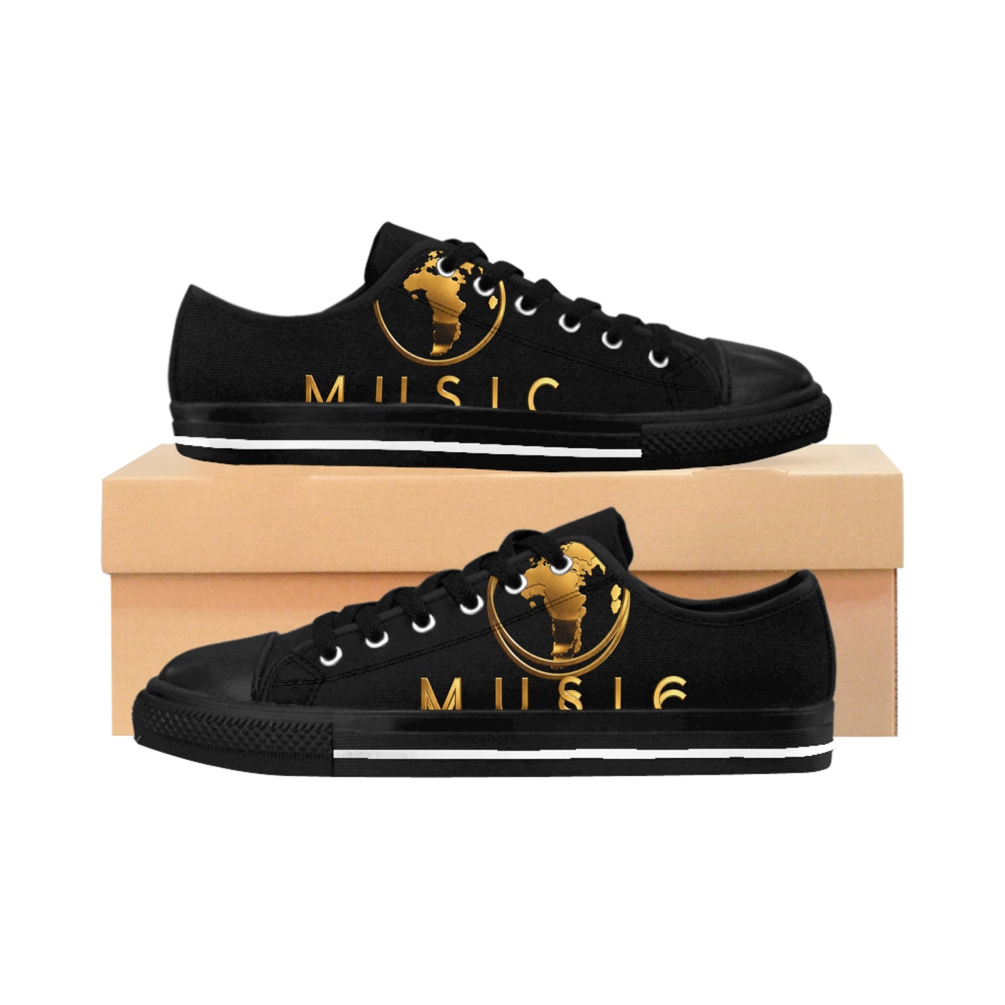 M.U.S.I.C. World HQ Heritage Premium Low-Top Sneakers