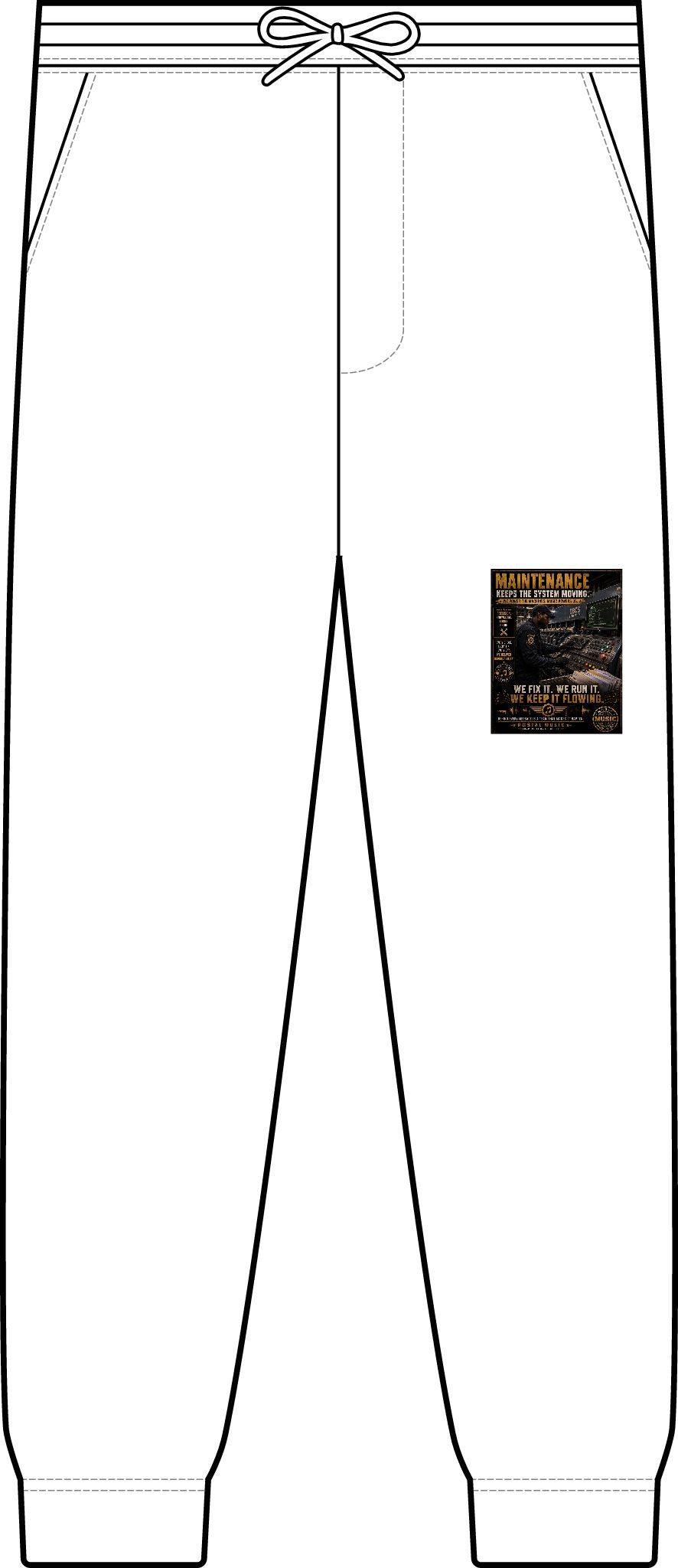 Postal Music — Maintenance Keeps the System Moving — Premium Two-Piece Jogger Set